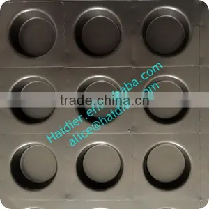 High Quality Aluminum Alloy Hamburger Baking Pans 30 Cups/ Round Bread Bakery Tray thumbnail-2