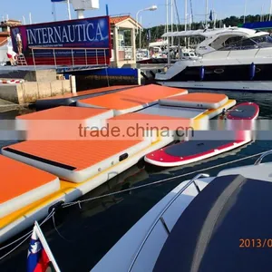 OEM Best Quality Inflatable Floating Water Mat Mattress Inflatable Water Floating Island thumbnail-3