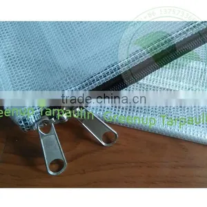 Multipurpose Transparent PVC Fabric Zipper File Document Bag thumbnail-2