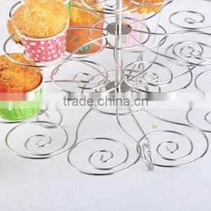 4-tire Solid Metal Display Stand for Wedding Cake thumbnail-4
