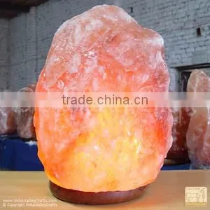 Himalayan Rock Salt Lamp, Crafted Salt Lamp, Salt Lamp Ionizer thumbnail-1