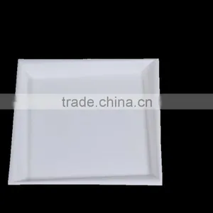 Biodegradable Compostable Twisted Square Plates M 130x130x15 TP02 thumbnail-1