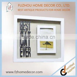 Durable Eco-friendly Wooden Printing Photo Frame With Glass Decor for Family thumbnail-1
