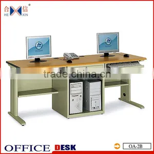 Modern 2 Person Computer Desk for Two Computers thumbnail-1