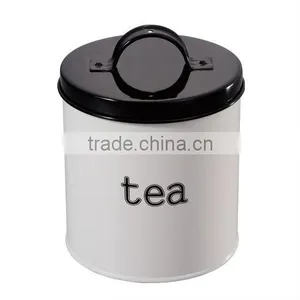 Kitchen Food Storage Antique Sugar Tea Coffee Tins Set of 3 thumbnail-1