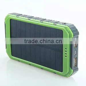 2015 New Design Ultra Slim Solar Power Bank With Led Torch Light thumbnail-2