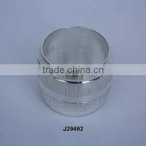 Brass Napkin Ring With Silver Plating thumbnail-1