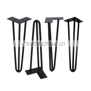 DIY 28" 3rod Black Hairpin Table Legs thumbnail-3