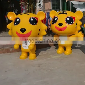 Outdoor Fiberglass Cat Cartoon Figure thumbnail-1