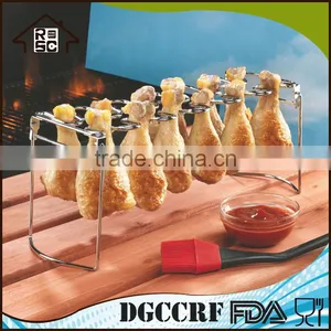 NBRSC Strict Quality Checked Food Easy Clean BBQ Grill Chicken Leg Grill Rack thumbnail-1