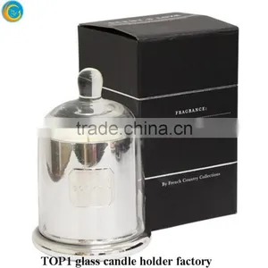 Home Deco Glass Cloche Bell Jars With Dome Lid thumbnail-2