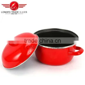 New Design Luxurious Enamel Stew Pot Casserole Hot Pot Turkey Pot OEM thumbnail-5