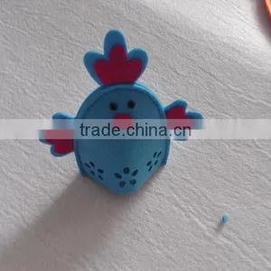 Amazon Best Kid Gift 4 Pcs Felt Easter Egg Holder Easter Egg Cover for Decoration thumbnail-4
