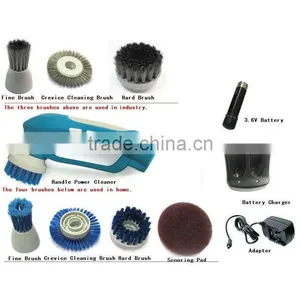 Handheld Cordless Electric Power Scrubber,High Quality Electric Hand Scrubber,Water Powered Scrubber thumbnail-1