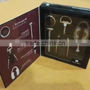 K618-4G Wine Gift Set-4pcs Corsksrew Set thumbnail-1