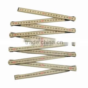 Generic Classical Wood Carpenter Folding Ruler 2m 78.6 Inch thumbnail-1