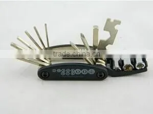 Multifunction 15pcs Bicycle Repair Tools Set thumbnail-1