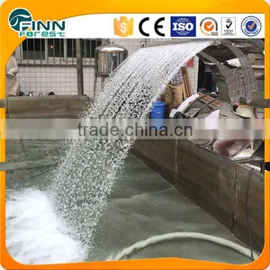Stainless Steel 316/304 Bali Water Feature Swimming Pool Fountain Water Shower Curtain thumbnail-1