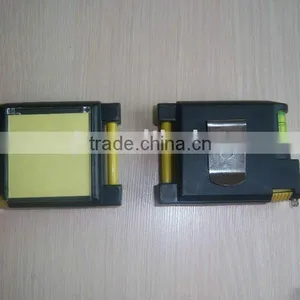Multi-functional Tape Measure With Sticky Memo Pad +mini Pen+Built-in Level thumbnail-1