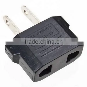 Universal Travel Power Plug Adapter EU EURO to US USA Adaptor Converter AC Power Plug Adaptor Connector thumbnail-1