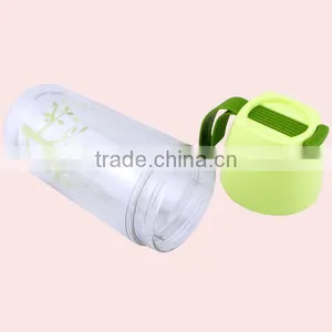 320 ML Double Wall Plastic Drinking Water Bottle With Lid thumbnail-6