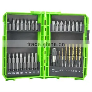 30 Piece Drill and Driver Bits Set in Plastic Case thumbnail-1