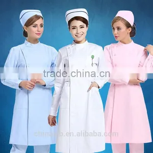 Men Blue Cotton Medical Work Uniform / Nurse Staff Scrub Suit Design / Navy White Uniform thumbnail-6