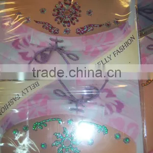 Tattoos Glitter Sticker Belly Design thumbnail-1