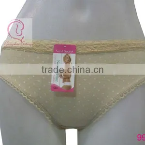 Photo Sex Hot of Women Underwear With Lace Cotton Fabric Printing Dot thumbnail-1