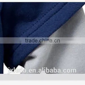 Cheap Wholesale 100% Cotton Children Long Sleeved Color Matching Sleeve Hoodies thumbnail-3