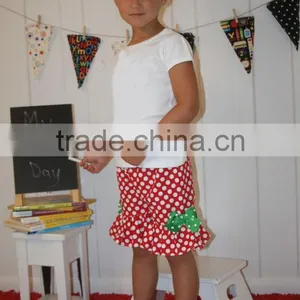 Happy New Years Christmas Kids Ruffle Clothing Set Girls Smocked Outfits thumbnail-2