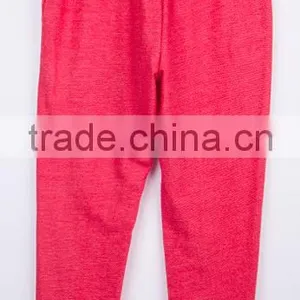 Customized Skinny Sports Pants Pop Style CVC60/40 Cotton Wholesale Cheap Plain Blank Pants thumbnail-3