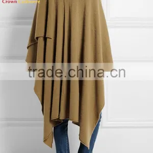 Lady Cashmere Knitted Nepal Poncho thumbnail-3