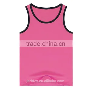 New Design Plain no Brand 100%cotton Tank Tops thumbnail-4