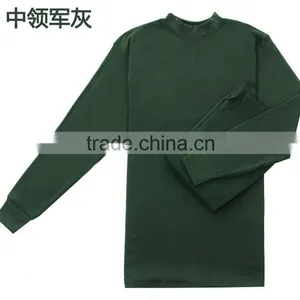 Customize Middle Collar 100%cotton Mens Ladies Thermal Underwear Clothes Set thumbnail-1