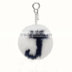 Myfur Customized Fur Letter Bag Charm Made Of Genuine Fox Body Fur thumbnail-4