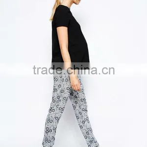 Maternity Clothes Cheap Printed Jogger thumbnail-1