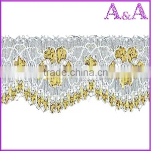 Factory Supply Cotton Lace Trim thumbnail-3