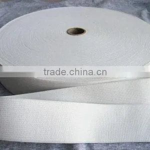 Roll Braided Elastic Rubber Band White Black Knitted Elastic thumbnail-1