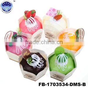 2017 Promotional Souvenir Gifts Square Fake Cake Paper Cup Cake Simulated Food thumbnail-1