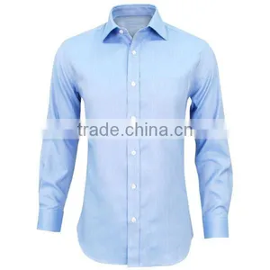 Custom Solid Color Slim Fit Dress Man Shirt 100% Cotton 40*40 133*72 thumbnail-5