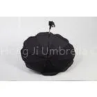 Custom Black Baby Stroller Umbrella Straight For Park , Heat Transfer thumbnail-1