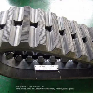 Rubber Track 450*110*74 for Yanmar Excavator thumbnail-1
