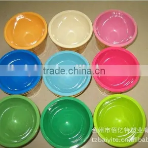 Factory Directly Sell Double Wall Plastic Ice Cream Cup Set thumbnail-4