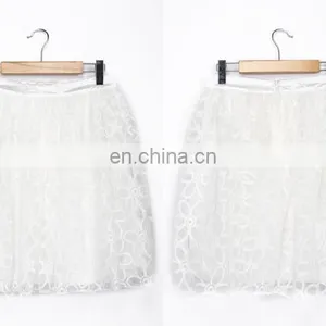 Glass Fiber Fabric Sleeveless White Skirt Two Piece Clothing thumbnail-6