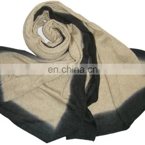 Knitted Pashmina Wool Shawls, Scarfs Ombre Dye thumbnail-2