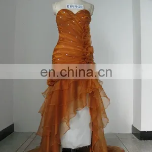 EB1320 Noble With Handmade Flowers and Bead Wedding Dress thumbnail-1