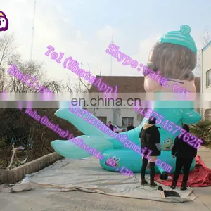 5m High New Design Inflatable Mermaid for Outdoor Event Decoration C-079 thumbnail-2