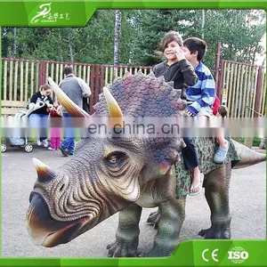 Kids Amusement Animatronic Dinosaur Ride Walking Happy Rides on Animal for Sale thumbnail-2
