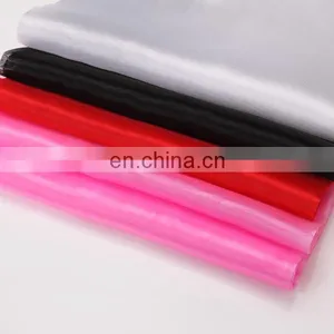 Ivory White Wholesale Polyester Three Yarn Organza Fabric for Dress thumbnail-2